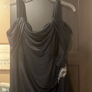 Navy blue elegant dress